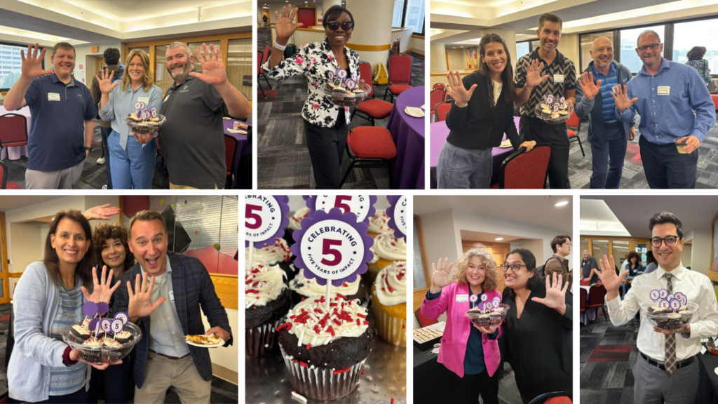 Celebrating 5 years of impact with cupcakes